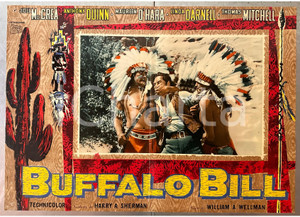Materiale cinematografico d’epoca 1960 ca 1944 Anthony QUINN Joel McCREABuffalo Bill Fotobusta WESTERN 1
