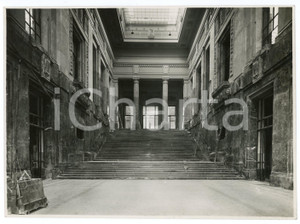 Fotografia d epoca originale 1931 MILANO Nuova Stazione Centrale  Cantiere della scalinata centrale  Foto 1