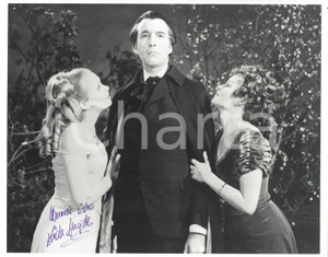 Autografo originale 1990ca Linda HAYDEN e Linda BLAIR  due autografi originali su fotografia 1