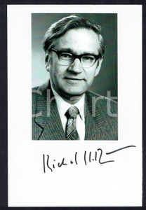 Autografo originale 2009 Richard R. ERNST Autografo originale su cartoncino con fotografia montata 1