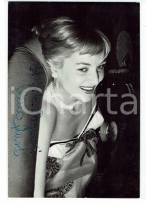Autografo originale 1950ca Elena GIUSTI Autografo originale su fotografia d’epoca 1