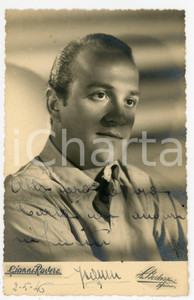 Autografo originale 1946 Gianni RAVERA Autografo originale su fotogafia d epoca 1