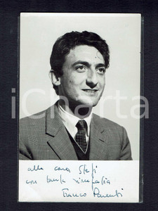 Autografo originale 1965CA Franco PARENTI Autografo originale  su cartolina d’epoca 1 Autografo originale 1965CA Franco PARENTI Autografo originale  su cartolina d’epoca 1