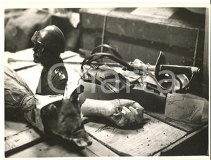 Fotografia d epoca originale 1938 MILANO Ferrovie dello Stato  Asta oggetti dimenticati in treno Foto 1
