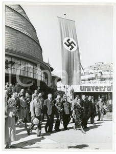 Fotografia d epoca originale 1938 MILANO Fiera Campionaria  Padiglione della GERMANIA Artigiani del Reich 1
