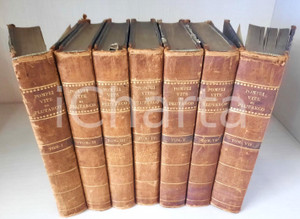 Libro, pubblicazione d epoca 1811 Vite degli Uomini illustri di Plutarco volgarizzate da G. POMPEI VII tomi 1