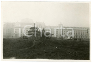 Fotografia d epoca originale 1931 MILANO Cantiere Stazione Centrale e resti di Cascina POZZOBONELLI Foto 1