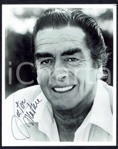 Autografo originale 1990ca Victor MATURE Autografo originale su fotografia 1 Autografo originale 1990ca Victor MATURE Autografo originale su fotografia 1