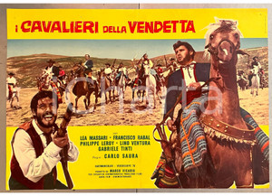 Materiale cinematografico d’epoca 1964 Francisco RABAL Lino VENTURA I cavalieri della vendetta Fotobusta 1 1