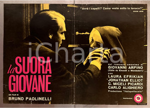 Materiale cinematografico d’epoca 1964 Laura EFRIKIAN Jonathan ELLIOT La suora giovane  Fotobusta 66x46 cm 1