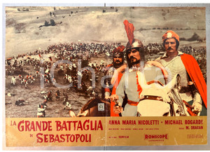 Materiale cinematografico d’epoca 1965 Michael BOGARDE La grande battaglia di Sebastopoli Fotobusta DANNEGGIATA 1