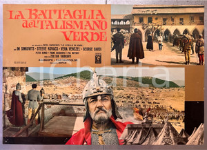 Materiale cinematografico d’epoca 1971 Zoltan VARKONYI La battaglia del talismano verde  Fotobusta poster 1