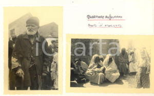 Fotografia d epoca originale 1941 WW2 KLJUC BOSNIA Quartiere musulmano  Donne dopo il mercato Foto COSTUME 1