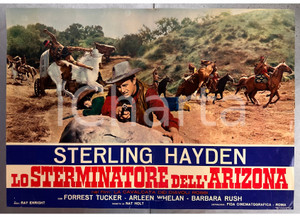 Materiale cinematografico d’epoca 1952 Sterling HAYDEN La cavalcata dei diavoli rossi  Fotobusta WESTERN 3 1