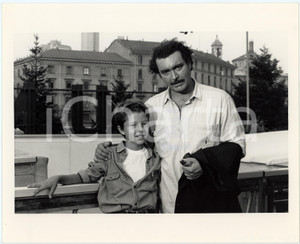 Fotografia d epoca originale 1991 COMMISSARIO CORSO  NOTTE DI LUNA Diego ABATANTUONO Sergio TERENGHI 1