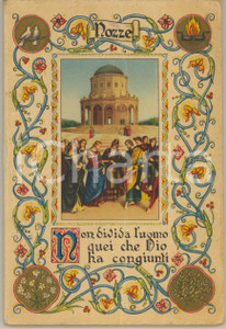Documento originale, autentico 1945 VARESE Parrocchia BIUMO INFERIORE Giovanni DOLCI Natalina SCARAMUZZA sposi 1