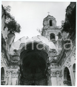 Fotografia d epoca originale 1963 SANREMO Fraz. BUSSANA VECCHIA Chiesa di Sant Egidio  Foto 17x19 cm 1