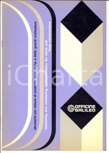 Materiale pubblicitario d’epoca 1974 OFFICINE GALILEO Strumenti misure controllo dighe e costruzioni 8 pp. 4 1