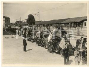 Fotografia d epoca originale 1930 ca MILANO Via Francesco Ferrucci / corso Sempione  Funerali  Foto 3 1