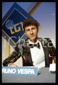 Fotografia d epoca originale 1988 RAI 2 FATE IL VOSTRO GIOCO Fabio FAZIO 35mm VINTAGE SLIDE 2 1