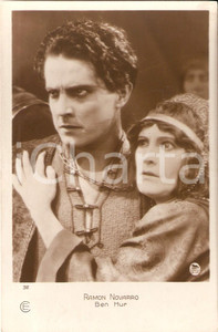 Cartolina originale da collezione 1925 CINEMA Attore Ramon NOVARRO in una scena di BEN HUR Cartolina FP NV 1