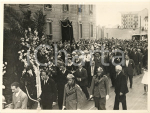 Fotografia d epoca originale 1930 ca MILANO Zona SEMPIONE  Corteo funebre  Foto 24x18 cm 1 1