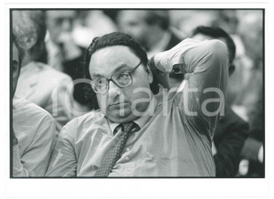 Fotografia d epoca originale 1985 ca PARTITO SOCIALISTA Gianni DE MICHELIS Politico Foto 24x17 cm 4 1