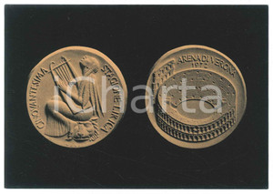 Cartolina originale da collezione 1972 STORIA POSTALE  ARENA DI VERONA  50 Stagione Lirica  Cartolina FDC 1