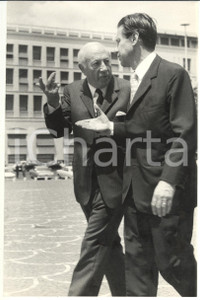 Fotografia d epoca originale 1969 ROMA XI Congresso DC  Flaminio PICCOLI e Giuseppe SPATARO Foto 1