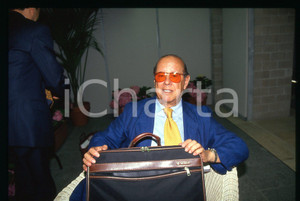 Fotografia d epoca originale 1990 ca COSTUME  Franco BRUNO Presidente AGIS 35mm VINTAGE SLIDE 2 1