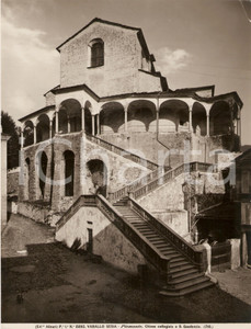 Fotografia d epoca originale 1935 ca VARALLO SESIA Collegiata di San Gaudenzio Foto artistica ALINARI 20x25 1