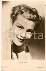 Cartolina originale da collezione 1937 CINEMA Ritratto dell attrice ANNABELLA  Cartolina FP NV 1