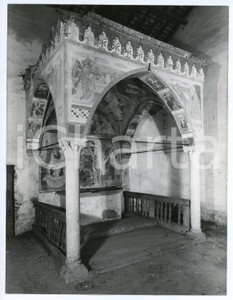 Fotografia d epoca originale 1965 ca BIZZOZERO Chiesa di Santo Stefano  Tabernacolo della Vergine  Foto 1
