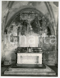 Fotografia d epoca originale 1965 ca BINAGO CO Abside della Chiesa di Santa Maria  Foto 18x24 cm 1