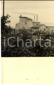 Fotografia d epoca originale 1956 STRADELLA Veduta con ciminiere di un cementificio in attività  Foto 1