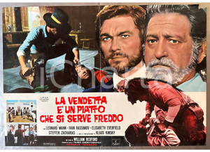 Materiale cinematografico d’epoca 1971 Klaus KINSKY La vendetta è un piatto che si serve freddo  Fotobusta 1