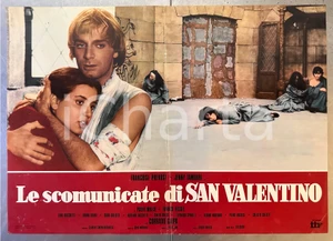 Materiale cinematografico d’epoca 1974 Françoise PREVOST Jenny TAMBURI Le scomunicate di San Valentino Fotobusta 1