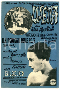 Oggetto da collezione cartaceo 1933 W. KUENNECKE Il linguaggio delle rose versi di F. BIANCINI Spartito 1