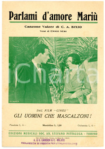 Oggetto da collezione cartaceo 1932 Parlami d amore Mariù di C. A. BIXIO versi Ennio NERI Spartito 1