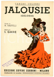 Oggetto da collezione cartaceo 1926 Jalousie Gelosia di J.GADE parole di N. RESTELLI Spartito 1 Oggetto da collezione cartaceo 1926 Jalousie Gelosia di J.GADE parole di N. RESTELLI Spartito 1