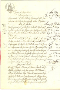 Documento originale, autentico 1907 FORCELLO CR Anna e Irma BOCCHI affittano podere a Rachele LAZZARINI 1