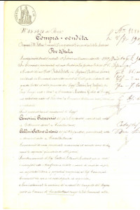Documento originale, autentico 1907 CASALBUTTANO CR Settimo CALLINI vende campetto a Crescenzio CAMERINI 1