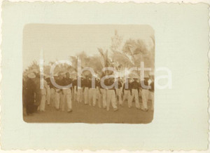 Fotografia d epoca originale 1936 AOI SOMALIA Fascio di MOGADISCIO Processione del Corpus Domini Foto 8x6 1