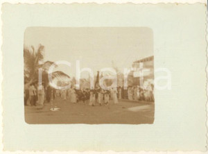 Fotografia d epoca originale 1936 AOI MOGADISCIO SOMALIA Processione del Corpus Domini Foto 9x6 cm 1 1
