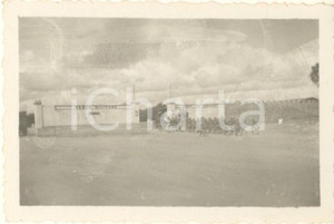 Fotografia d epoca originale 1936 AOI BELET UEN SOMALIA Truppe italiane al campo militare Foto 9x6 cm 1