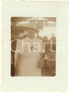 Fotografia d epoca originale 1936 AOI MOGADISCIO Maria José di Piemonte fra i soldati panettieri Foto 4x6 cm 1