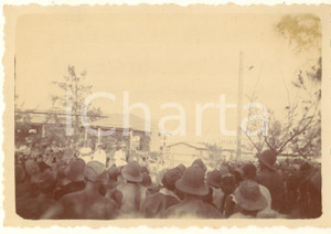 Fotografia d epoca originale 1936 AOI MOGADISCIO 10 squadra panettieri  1°anniversario in colonia Foto 9x6 1