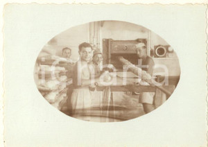 Fotografia d epoca originale 1936 AOI MOGADISCIO 10 squadra panettieri usa forno Tibiletti Foto 9x6 cm 1
