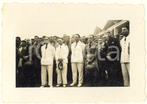 Fotografia d epoca originale 1936 AOI MOGADISCIO SOMALIA Pasqua al campo italiano  Messa Foto 8x5 2 1