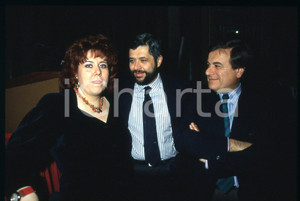 Fotografia d epoca originale 1990 ca MILANO  Daniela FERRÈ Ritratto del politico PSI 35mm VINTAGE SLIDE 12 1